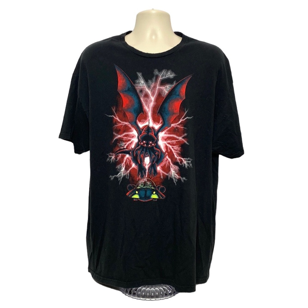 Rick + Morty Adult Swim Men’s Black Crew Neck T-Shirt 2X